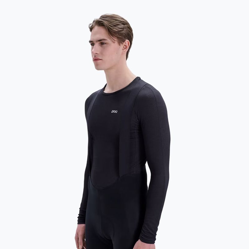 Vyriški ilgomis rankovėmis dviračių marškinėliai POC Layer Mid Jersey uranium black 4