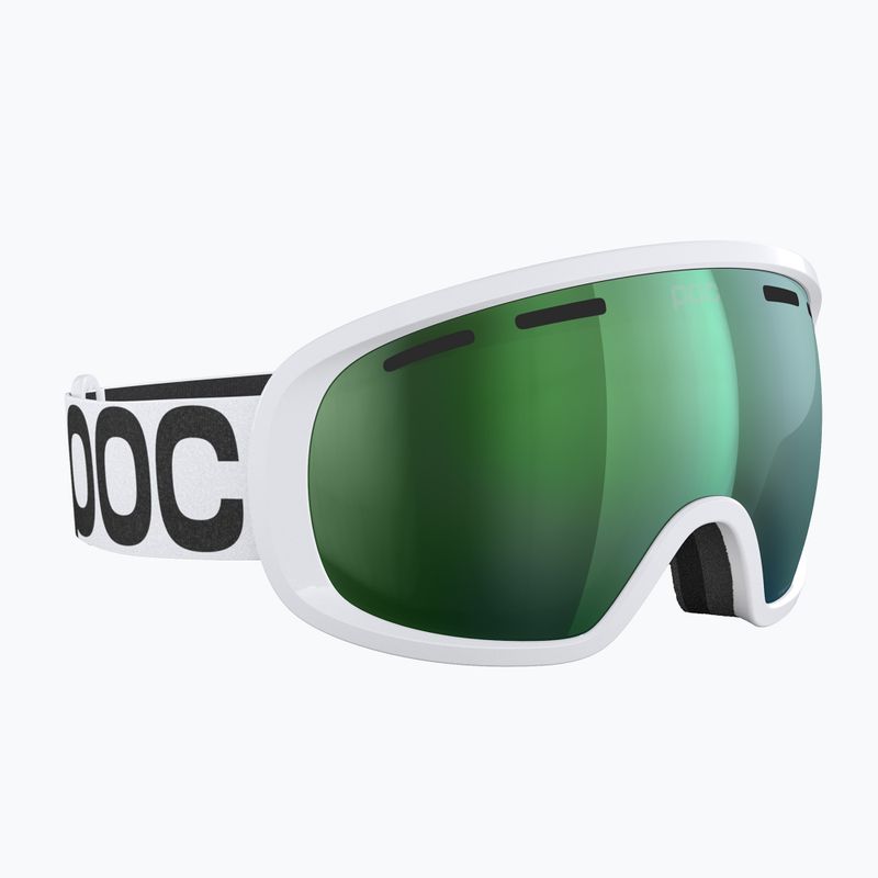 Slidinėjimo akiniai POC Fovea hydrogen white/partly sunny green 2