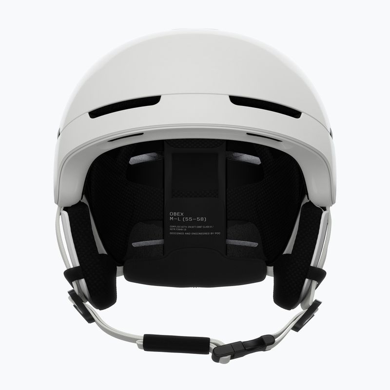 Snieglenčių šalmas POC Obex MIPS hydrogen white/fluorescent orange 3