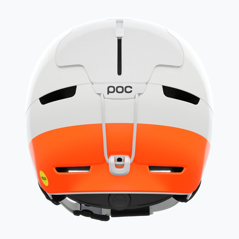 Snieglenčių šalmas POC Obex MIPS hydrogen white/fluorescent orange 4