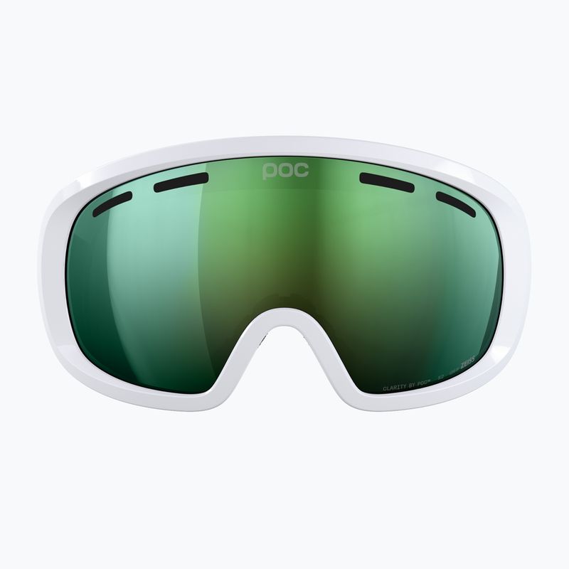 Slidinėjimo akiniai POC Fovea Mid hydrogen white/partly sunny green 2