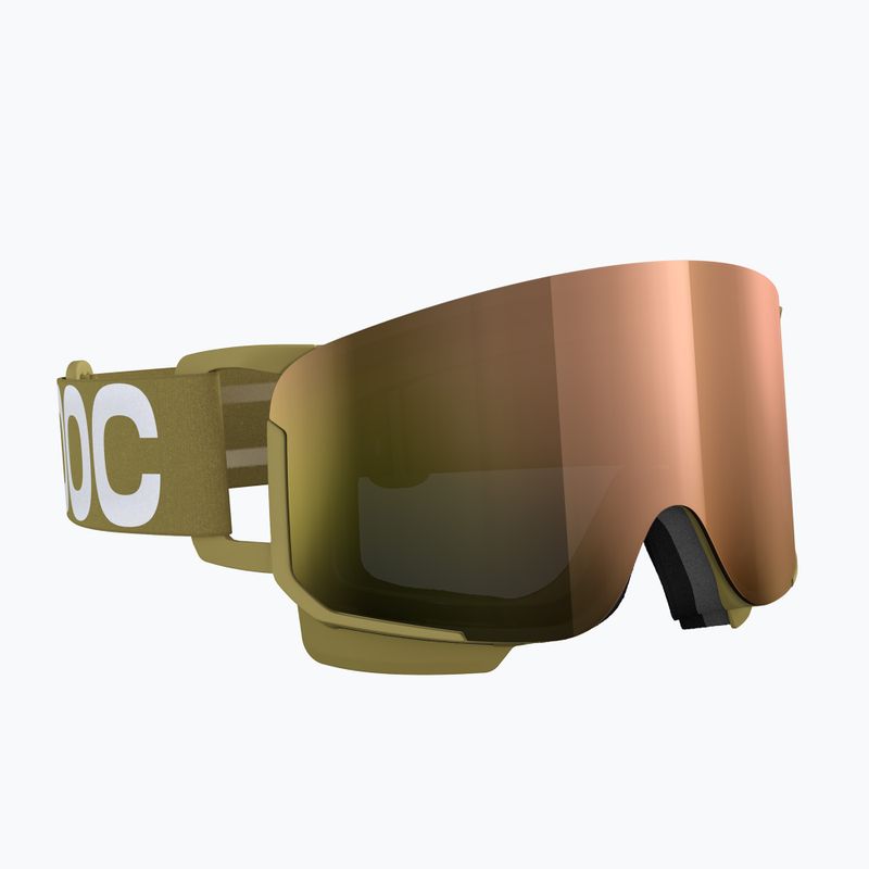 Slidinėjimo akiniai POC Nexal olivine green/partly sunny rose gold 2