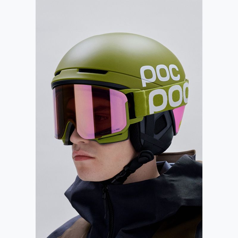 Slidinėjimo akiniai POC Nexal olivine green/partly sunny rose gold 6