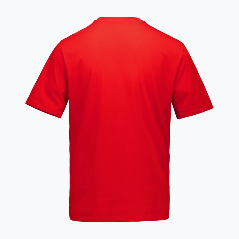 Marškinėliai POC Tee prismane red 2