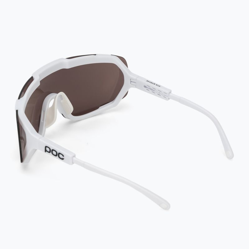 Saulės akiniai POC Devour Mid hydrogen white/clarity road/sunny silver 3