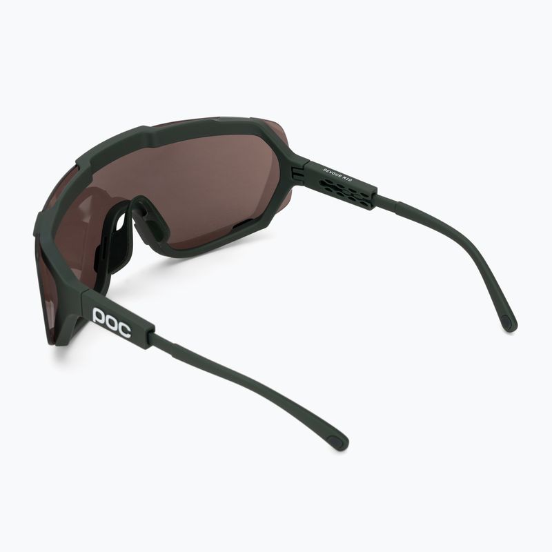 Saulės akiniai POC Devour Mid pargasite green/clarity road/sunny silver 2