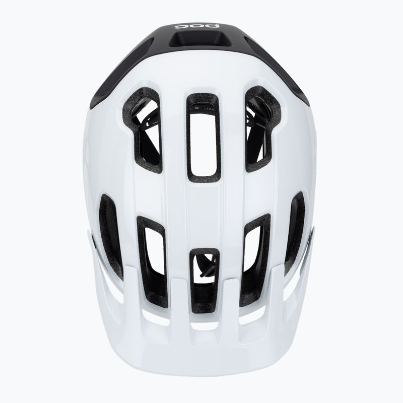 Dviračio šalmas POC Cularis hydrogen white/uranium black matt w. logo 6