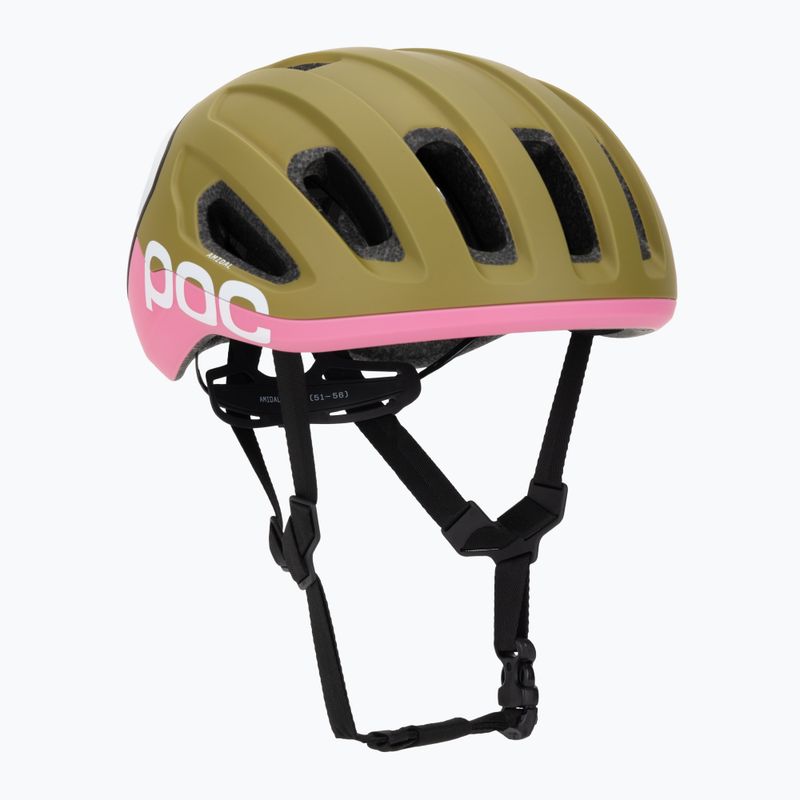 Dviračio šalmas POC Amidal olivine green matt/thulite pink matt