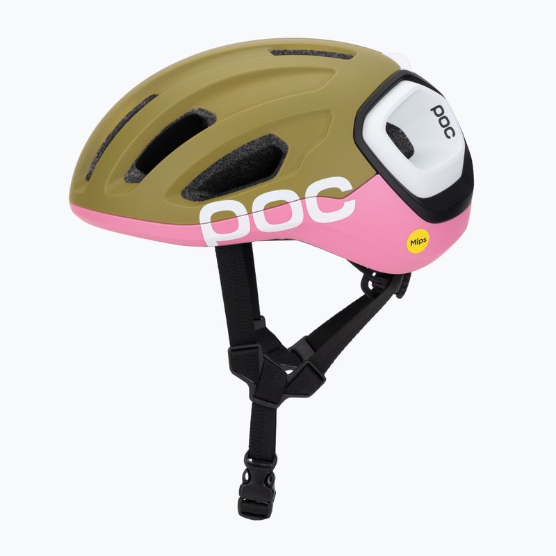 Dviračio šalmas POC Amidal olivine green matt/thulite pink matt 3
