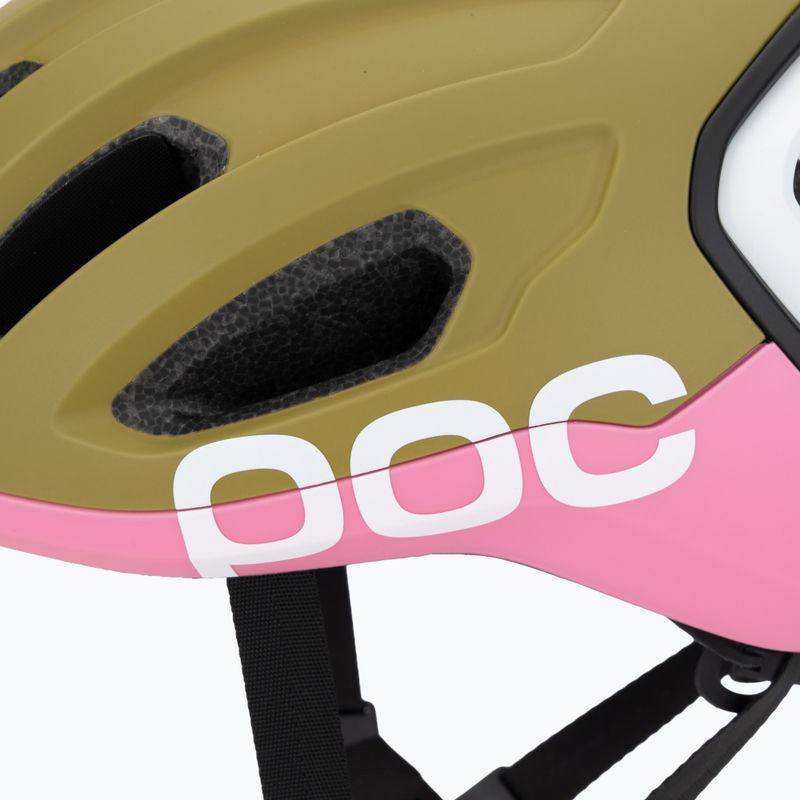 Dviračio šalmas POC Amidal olivine green matt/thulite pink matt 7