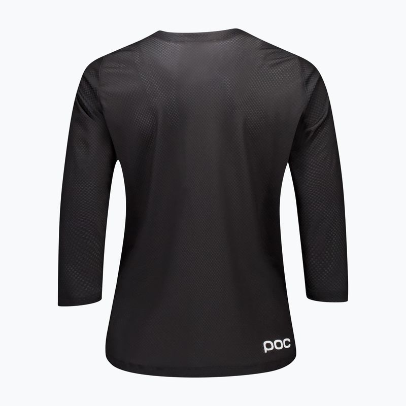 Moteriški dviračių marškinėliai POC Motion Air Jersey 3/4 uranium black 4