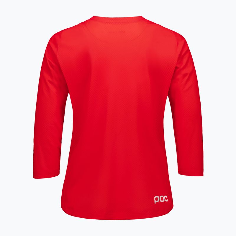 Moteriški dviračių marškinėliai POC Motion Air Jersey 3/4 prismane red 4