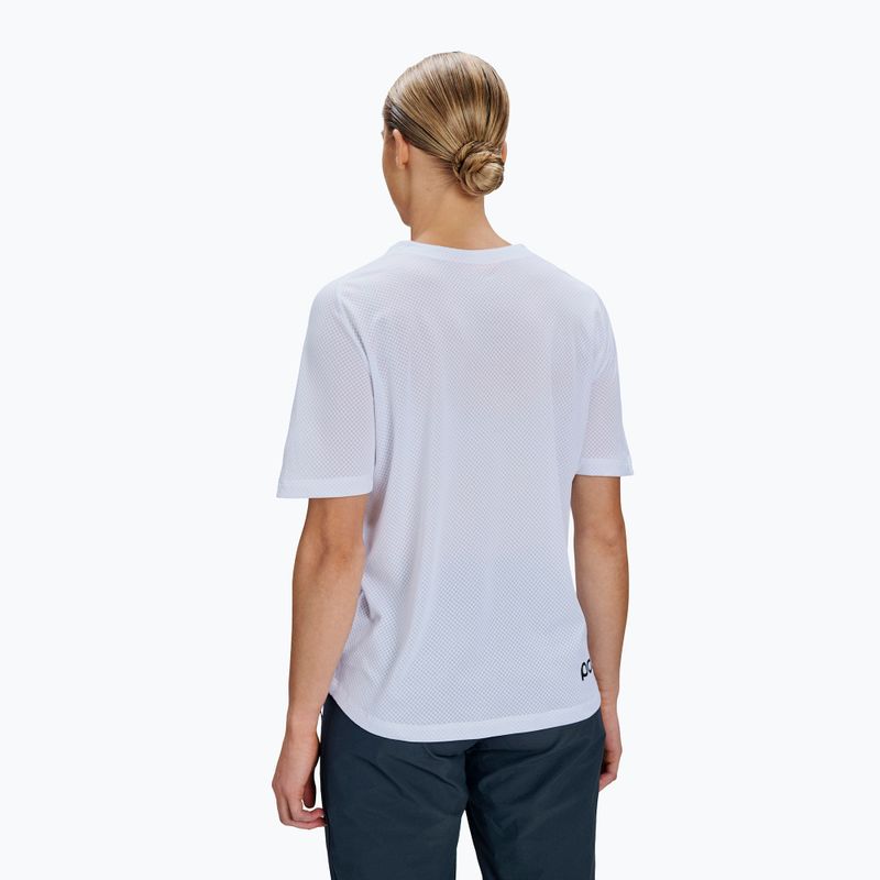 Moteriški dviračių marškinėliai POC Motion Air hydrogen white 2