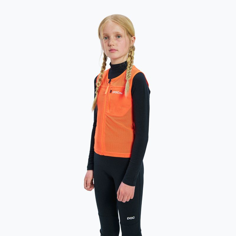 Vaikiška apsauginė liemenė POC Pocito VPD Air Vest Jr fluorescent orange 5