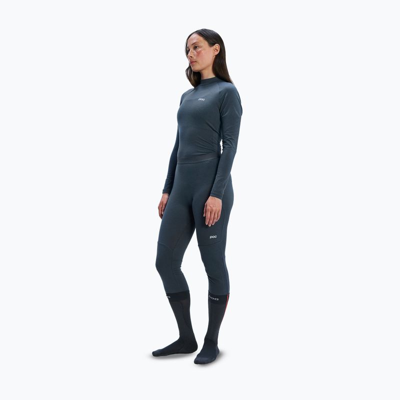 Moteriškos termoaktyvios kelnės POC Layer Merino 3/4 Tights sylvanite grey 2