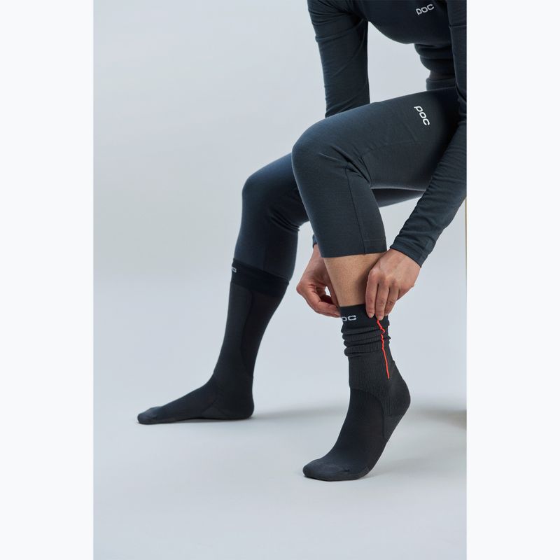Moteriškos termoaktyvios kelnės POC Layer Merino 3/4 Tights sylvanite grey 4