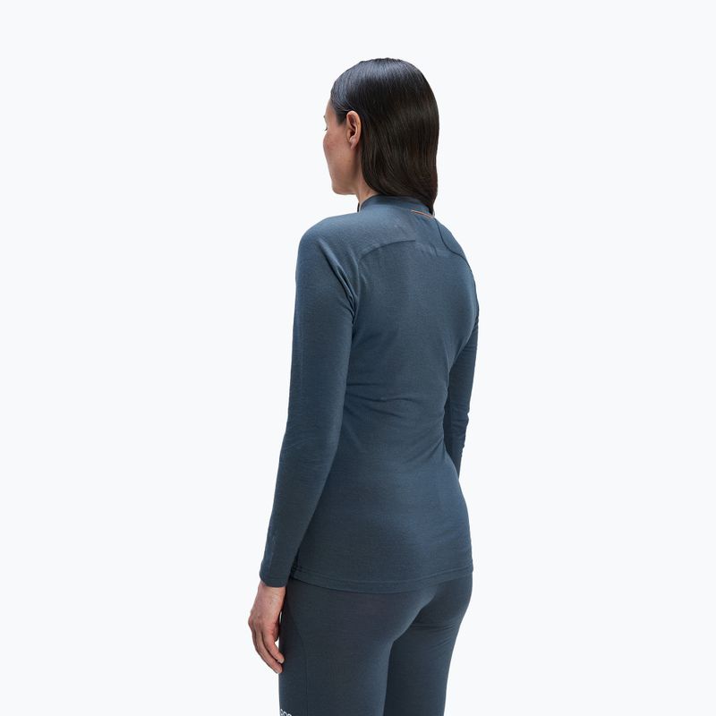 Moteriški termoaktyvūs marškinėliai POC Layer Merino Mock Neck Jersey sylvanite grey 2