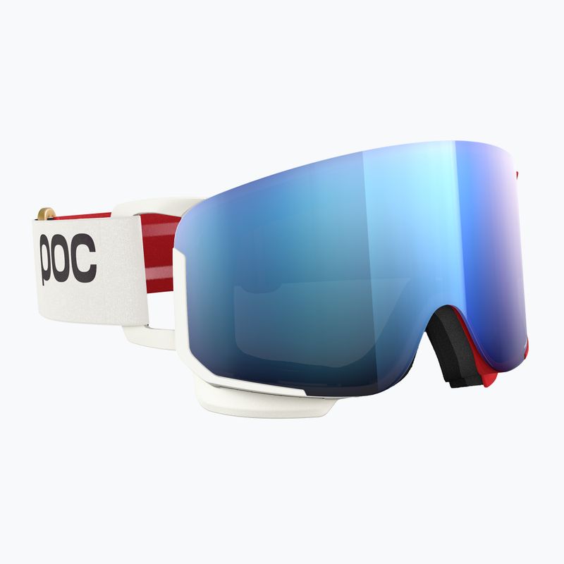 Slidinėjimo akiniai POC Nexal red/white/partly sunny blue