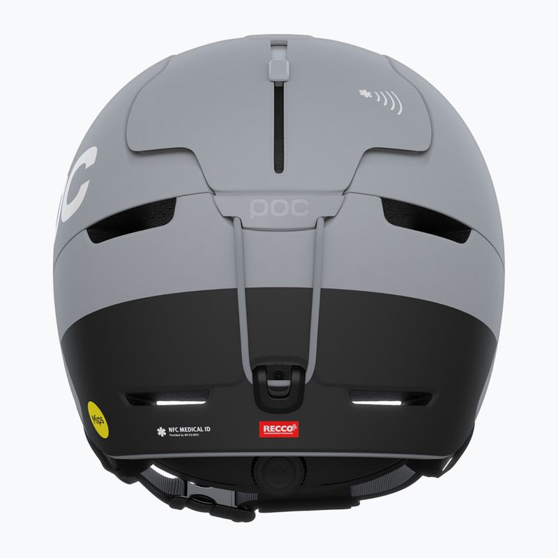 Slidinėjimo šalmas POC Obex BC MIPS granite grey matt 4