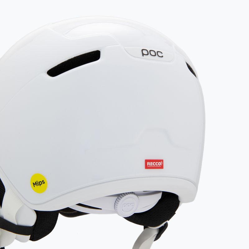 Slidinėjimo šalmas POC Obex Visor hydrogen white matt/clarity universal/sunny/grey 7