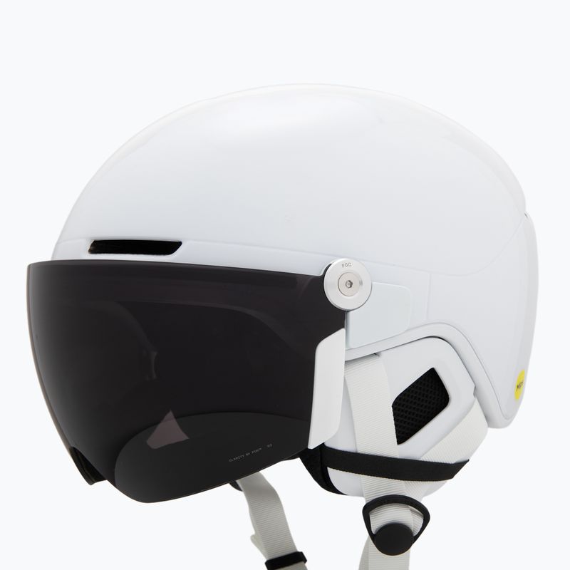 Slidinėjimo šalmas POC Obex Visor hydrogen white matt/clarity universal/sunny/grey 8