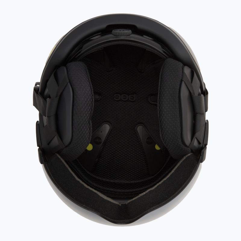 Slidinėjimo šalmas POC Obex Visor Uranium Black Matt/Clarity U/Partly Sunny/Silver 6