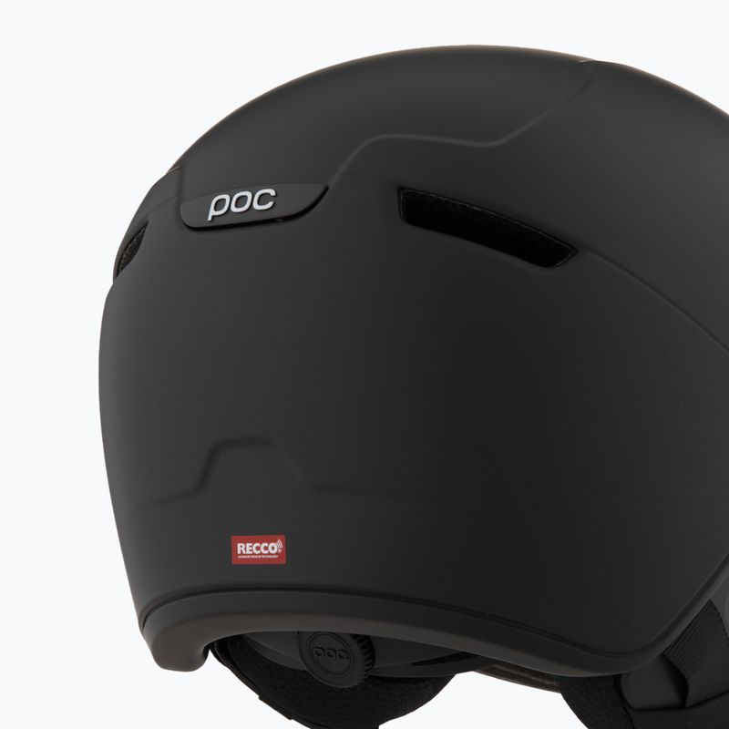 Slidinėjimo šalmas POC Obex Visor Uranium Black Matt/Clarity U/Partly Sunny/Silver 8