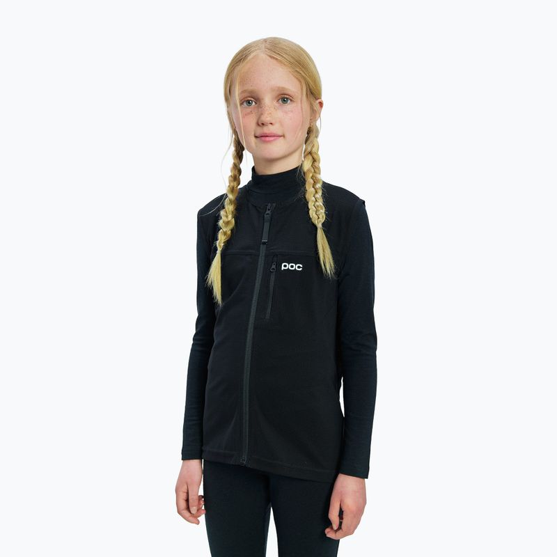 Vaikiškas termo džemperis POC Layer Merino Mock Neck Jersey Jr uranium black 4