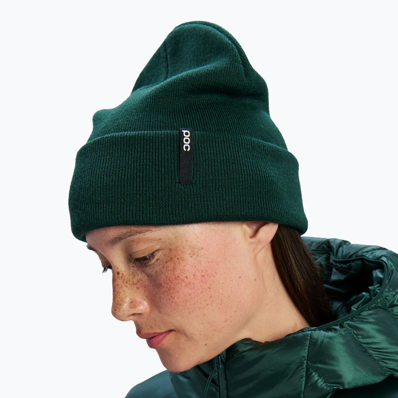 Žieminė kepurė POC Beanie Flat pargasite green 2