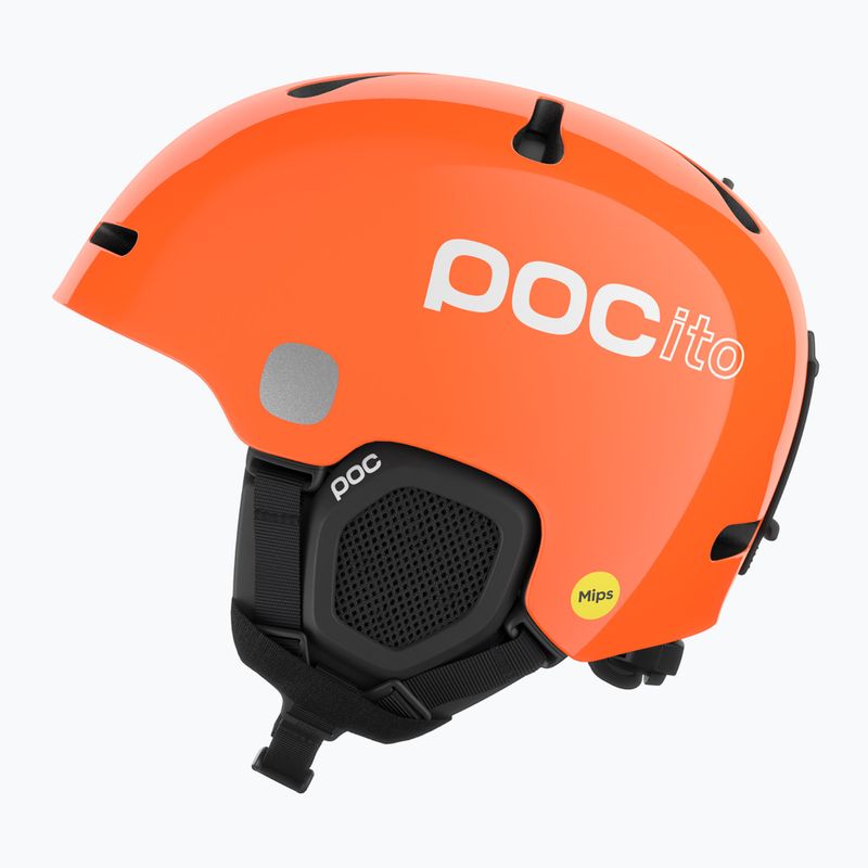 Vaikiškas slidinėjimo šalmas POC POCito Fornix MIPS fluorescent orange 2