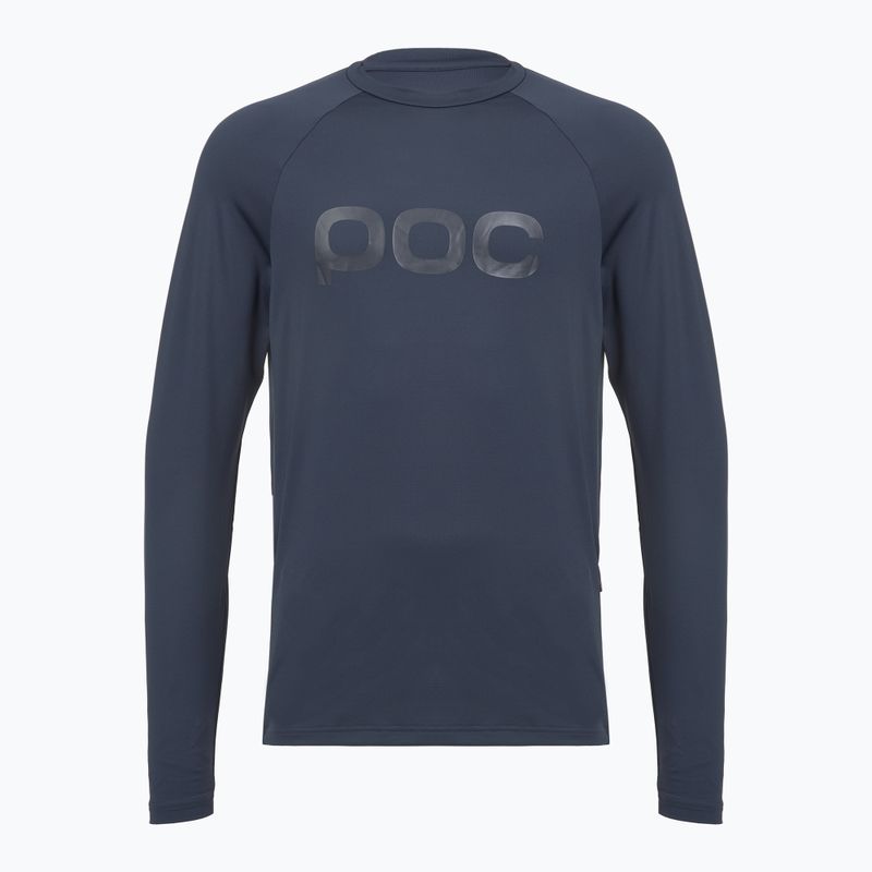Vyriški dviračių marškinėliai ilgomis rankovėmis POC Reform Enduro Jersey apatite navy