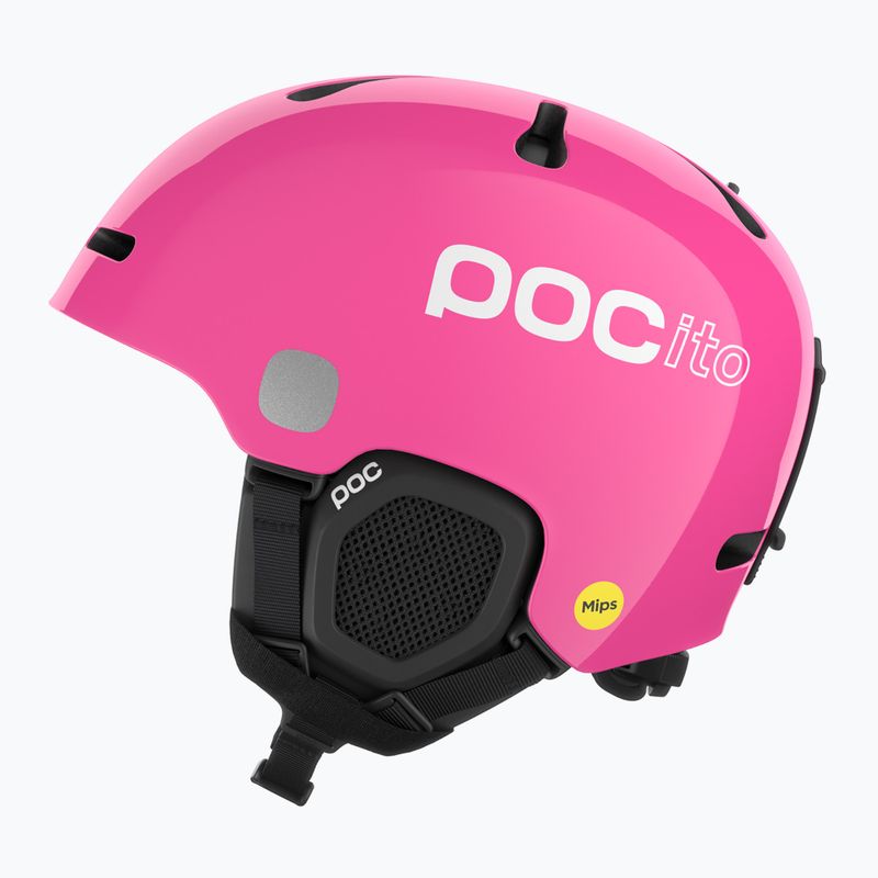 Vaikiškas slidinėjimo šalmas POC POCito Fornix MIPS fluorescent pink 2