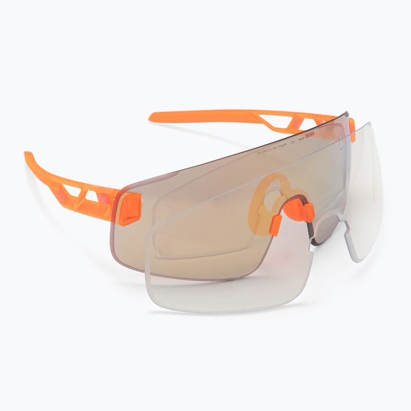 Akiniai nuo saulės POC Elicit Toric fl.orange translucent/clarity road/partly sunny gold