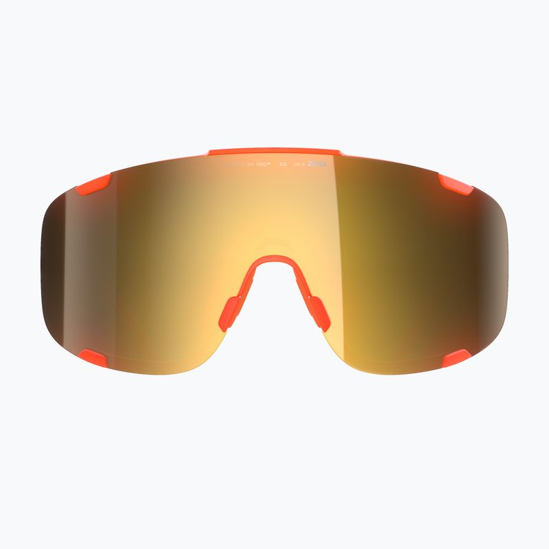 Akiniai nuo saulės POC Devour fl.orange translucent/clarity road/partly sunny gold 2