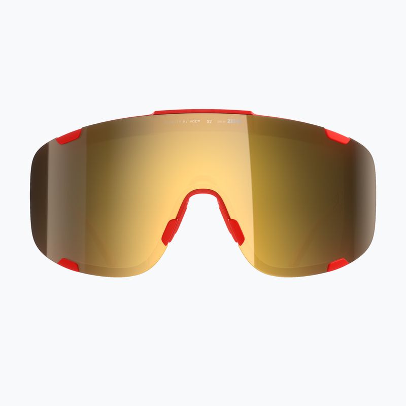 Akiniai nuo saulės POC Devour prismane red/clarity road/partly sunny gold 2