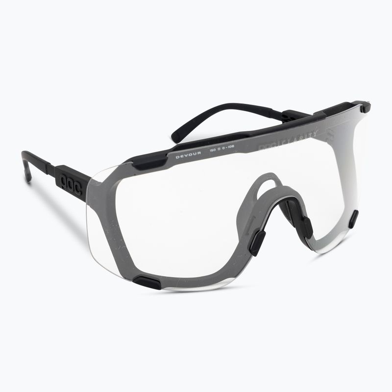 Akiniai nuo saulės POC Devour Photochromic uranium black/clarity photochromic/changeable grey