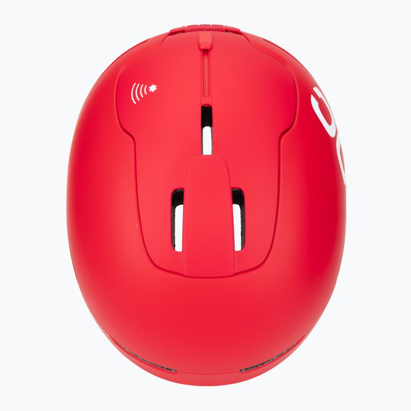 Slidinėjimo šalmas POC Obex BC MIPS prismane red matt 6