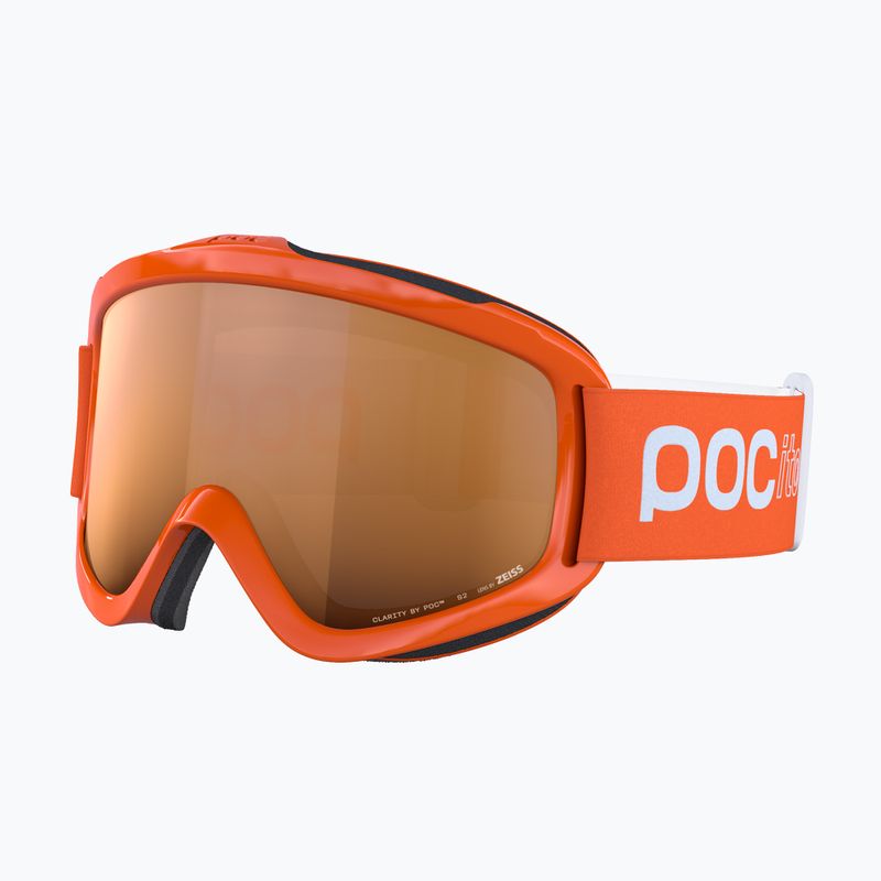 Vaikiški slidinėjimo akiniai POC POCito Iris fluorescent orange/partly sunny light orange 3