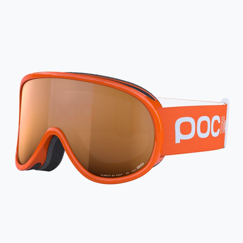 Vaikiški slidinėjimo akiniai POC POCito Retina Jr S2 fluorescent orange/partly sunny light orange 2