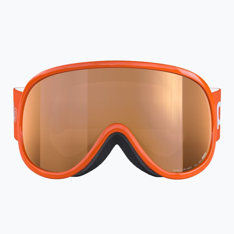 Vaikiški slidinėjimo akiniai POC POCito Retina Jr S2 fluorescent orange/partly sunny light orange 3