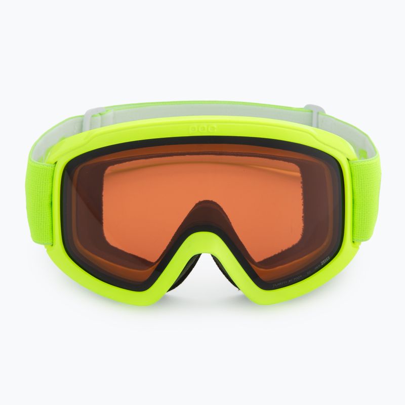 Vaikiški slidinėjimo akiniai POC POCito Opsin fluorescent yellow/green/partly sunny light orange 2