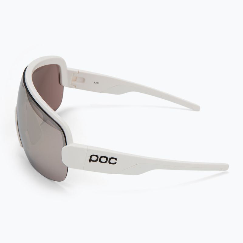Akiniai nuo saulės POC Aim hydrogen white/clarity road/sunny silver 4