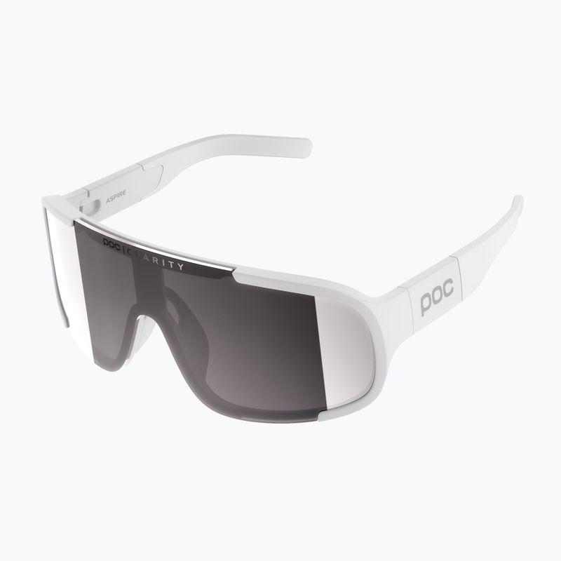 Akiniai nuo saulės POC Aspire hydrogen white/clarity road/sunny silver