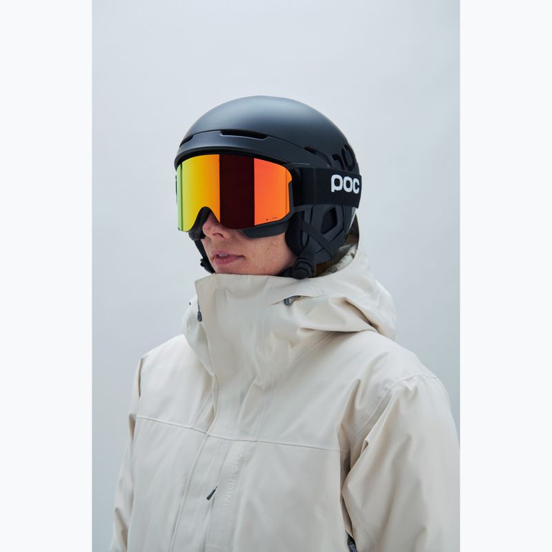 Slidinėjimo akiniai POC Nexal Mid uranium black/partly sunny orange 5