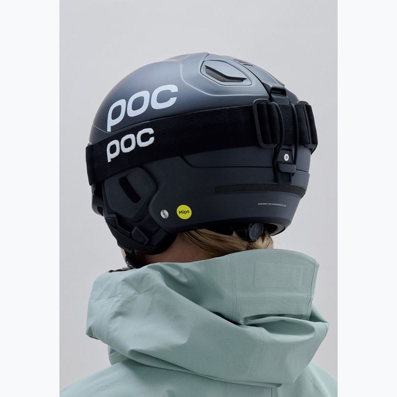 Slidinėjimo akiniai POC Nexal Mid uranium black/partly sunny orange 7