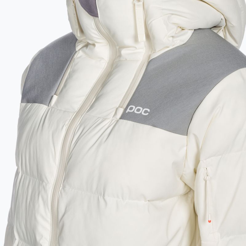 Moteriška pūkinė striukė POC Loft Parka selentine off white 3