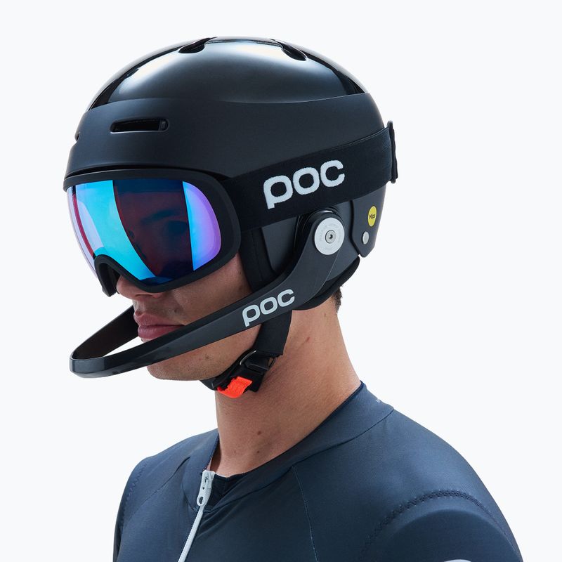 Slidinėjimo akiniai POC Fovea uranium black/partly sunny blue 5