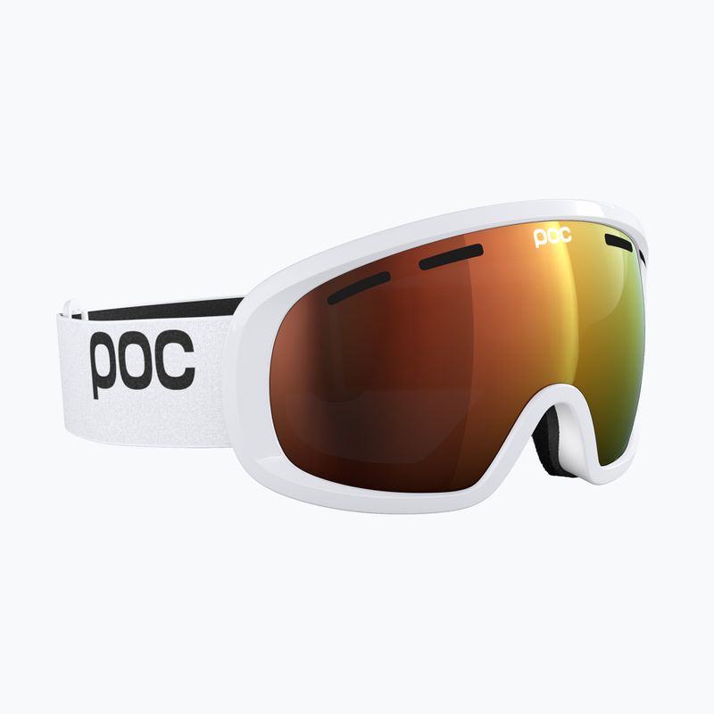 Slidinėjimo akiniai POC Fovea Mid hydrogen white/partly sunny orange