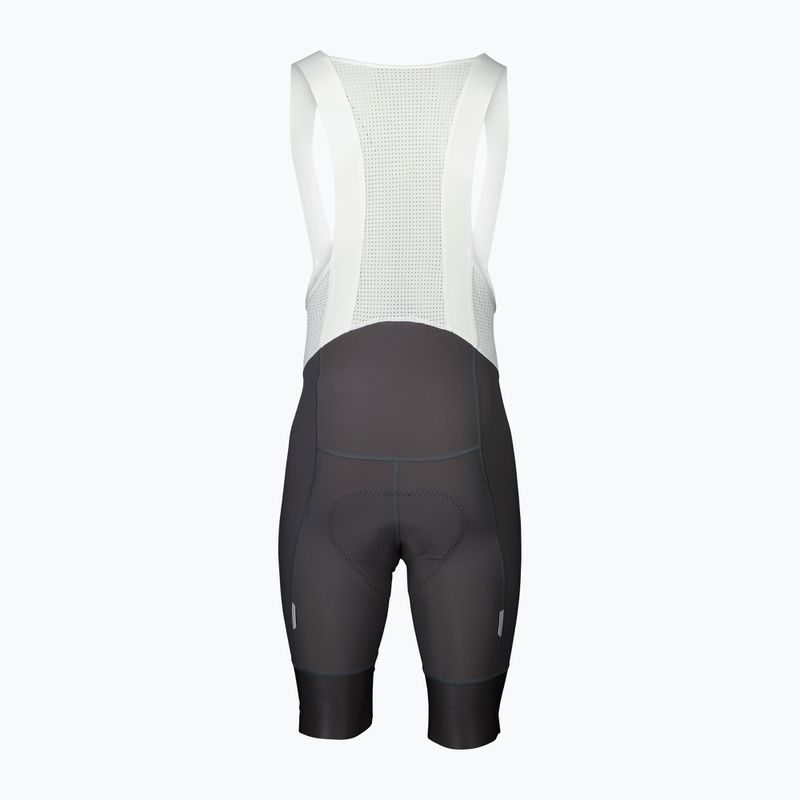 Vyriški dviračių šortai POC Essential Road VPDs Bib Shorts sylvanite grey / hydrogen white 2