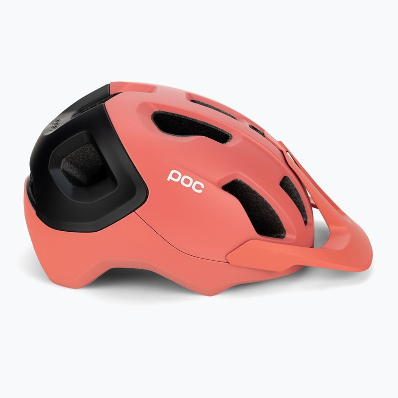 POC Axion Race MIPS dviratininko šalmas ammolite coral/uranium black matt 3